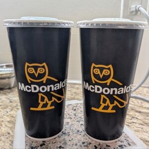 McDonald's x OVO Drake Collab Cups x2